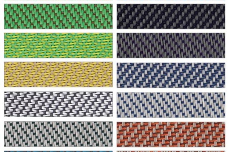 mehrfarbige Zip-Textilscreen-Stoffe