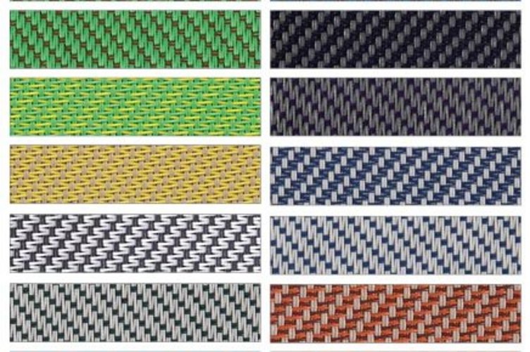 mehrfarbige Zip-Textilscreen-Stoffe